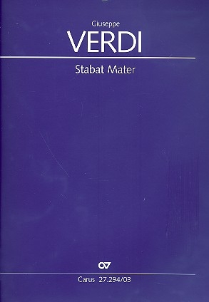 Stabat mater fr gem Chor und Orchester Klavierauszug