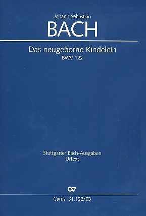 Das neugeborne Kindelein Kantate Nr.122 BWV122 Klavierauszug (dt/en)