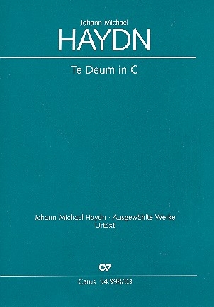 Te Deum C-Dur Hob.XXIIIc:1 fr Soli, fr gem Chor und Orchester Klavierauszug