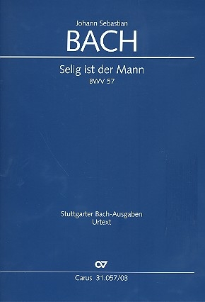 Selig ist der Mann Kantate Nr.57 BWV57 Klavierauszug (dt/en)