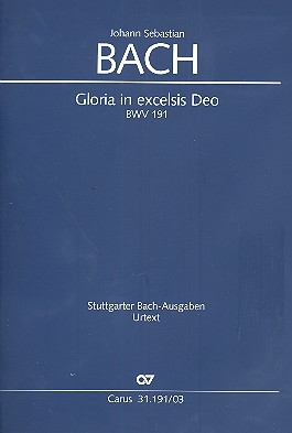 Gloria in excelsis Deo Kantate Nr.191 BWV191 Klavierauszug