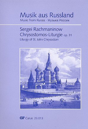 Chrysostomos-Liturgie op.31 fr gem Chor a cappella Partitur (dt/kirchenslaw)