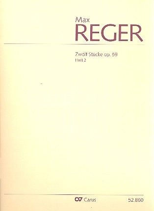 12 Stcke op.59 Band 2 (Nr.7-12) fr Orgel