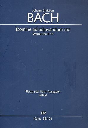 Domine ad adjuvandum me fr Soli, gem Chor und Orchester Partitur