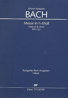 Messe h-Moll BWV232 fr Soli, gem Chor und Orchester Studienpartitur