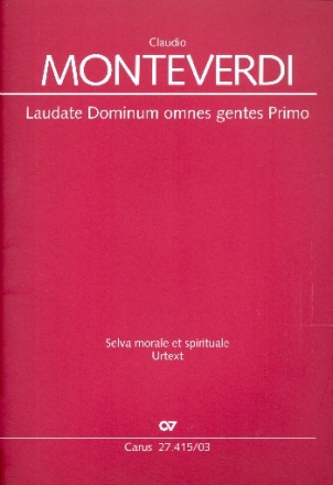 Laudate Dominum omnes gentes primo SV272 fr Soli, gem Chor, 2 Violinen und Bc (Instrumente ad lib) Klavierauszug