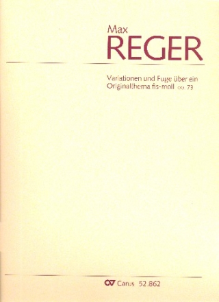 Variationen und Fge ber ein Originalthema fis-Moll op.73 fr Orgel