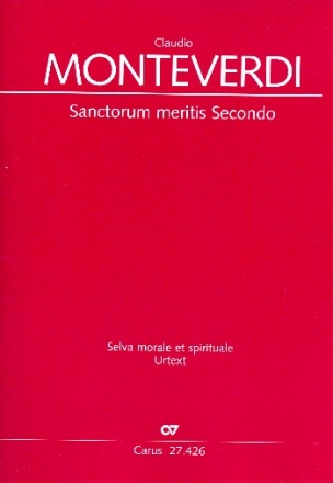 Sanctorum meritis secondo SV278 fr Tenor, 2 Violinen und Bc 2 Partituren und Instrumentalstimmen