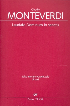 Laudate Dominum in sanctis SWV287 fr Sopran, Tenor und Bc 2 Partituren und Bc-Stimme