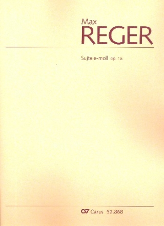 Suite e-Moll op.16 fr Orgel