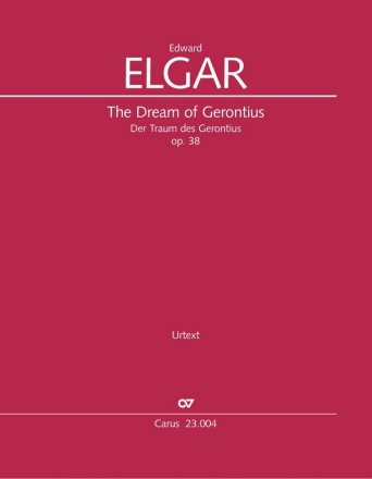 The Dream of Gerontius op.38 for soli, mixed choir, semi choir and orchestra score (dt/en)