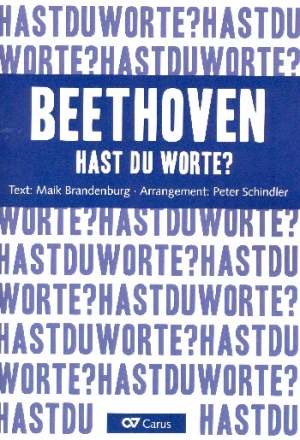 Beethoven - Hast du Worte fr Kinderchor und Klavier (Instrumente ad lib) Partitur