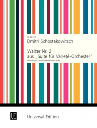 Walzer Nr.2 fr Altblockflte und Klavier