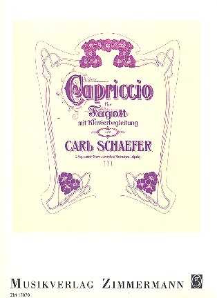 Capriccio fr Fagott und Klavier