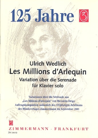 Variation ber die Serenade Les Millions d'Arlequin fr Klavier