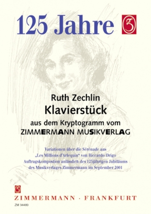 Zechlin, R., Klavierstck fr Klavier Jubilums-Kompositionen