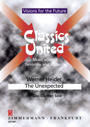 The Unexpected for Bass Clarinet Solo Classics United