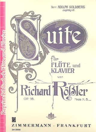 Suite op.16 fr Flte und Klavier