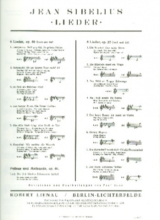 Ein Blmlein stand am Wege op.57,2 fr Gesang (tief) und Klavier (dt/en/fin)