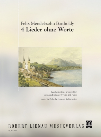 4 Lieder ohne Worte fr Viola und Klavier