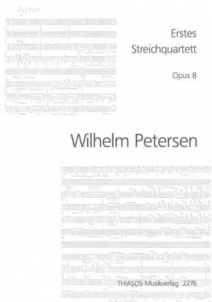 Streichquartett Nr.1 op.8  Studienpartitur