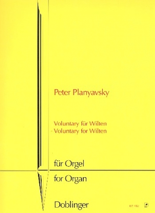 Voluntary fr Wilten fr Orgel