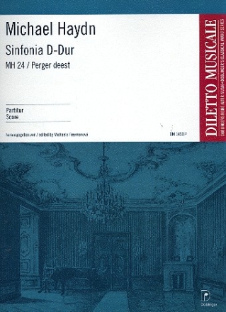 Sinfonia D-Dur MH24 fr Orchester Partitur