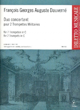 Duo concertant fr 2 Trompeten in C (Naturtrompeten) Partitur und Stimmen