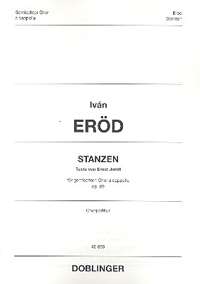 Stanzen op.89 fr gem Chor a cappella Partitur