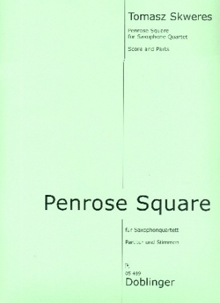 Penrose Square fr 4 Saxophone (SATBar) Partitur und Stimmen