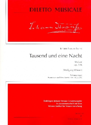 Tausend und eine Nacht op.346 fr Orchester Stimmensatz (Streicher 4-3-2-2-1)