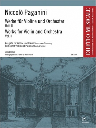 Werke fr Violine und Orchester Band 2 fr Violine (in Normalstimmung) und Klavier