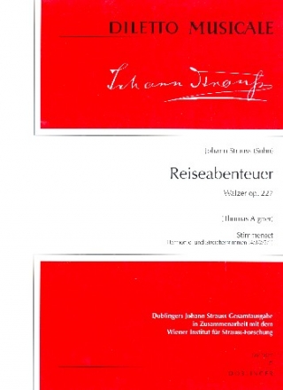 Reiseabenteuer op.227 fr Orchester Stimmensatz (Streicher 4-3-2-2-1)