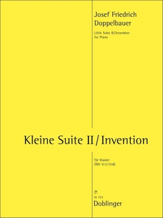 Kleine Suite II / Invention (WV 513 / 518) fr Klavier