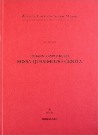 Missa quasimodo genita Partitur,   gebunden