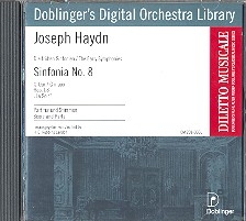 Sinfonie G-Dur Nr.8 Hob.I:8 fr Orchester CD-ROM (Partitur und Stimmen als PDF zum Ausdrucken)