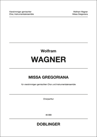 Missa gregoriana fr gem Chor und Klavier Chorpartitur