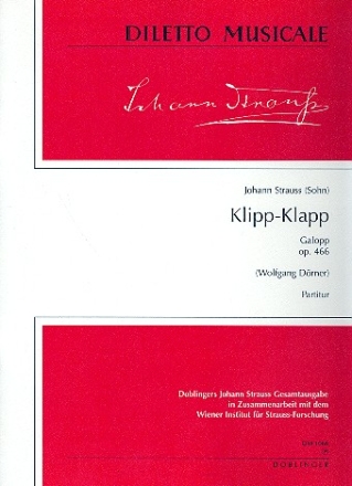 Klipp-Klapp op.466 fr Orchester Partitur