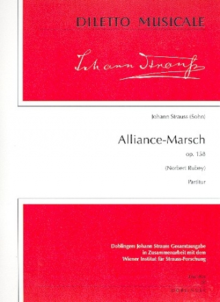 Alliance-Marsch op.158 fr Orchester Partitur