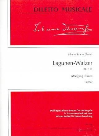 Lagunen-Walzer op.411 fr Orchester Partitur