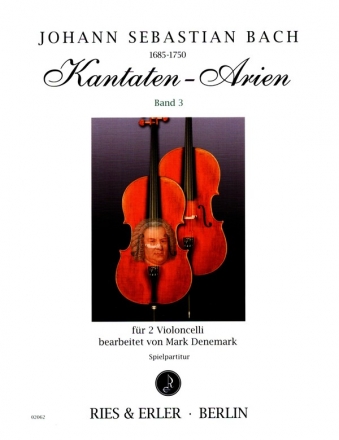 Kantaten-Arien Band 3 fr 2 Violoncelli Spielpartitur