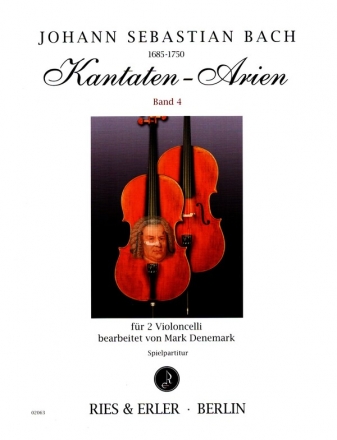 Kantaten-Arien Band 4 fr 2 Violoncelli Spielpartitur