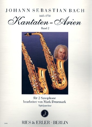 Kantaten-Arien Band 2 fr 2 Saxophone Spielpartitur