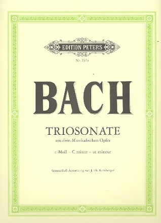 Triosonate c-Moll fr Flte, Violine und Bc