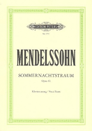 Ein Sommernachtstraum op.61  Klavierauszug