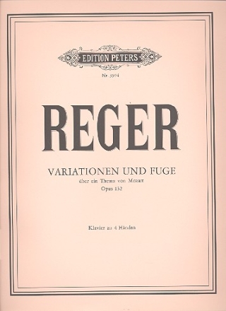 Mozart-Variationen op.132 fr Klavier zu 4 Hnden