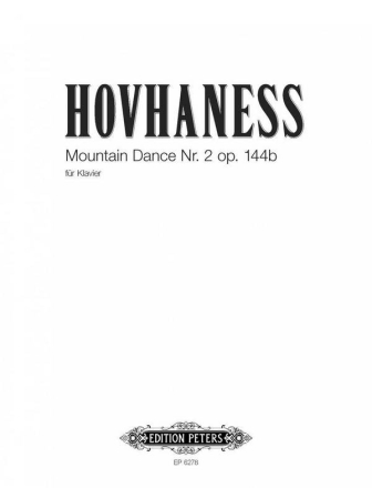 Hovhaness, A. Mount. Dance f. Klavier Nr. 2 o...144b, Klav., GF. Mountain Dance 2 op.144b