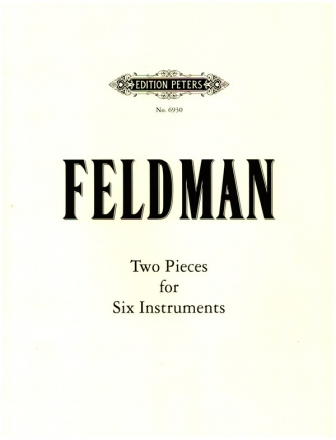 2 Pieces for flute, alto flute, horn, trumpet, violin and violoncello score