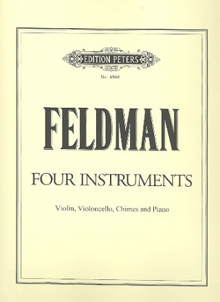 4 Instruments for violin, cello, chimes and piano Score,  archive copy