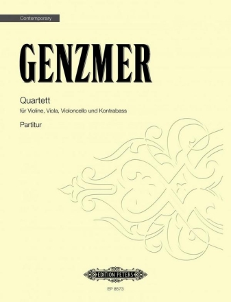 Genzmer, H. Quart. f. Violine, Viola, Violonc. u...., P., Br. Quartett Str (P)